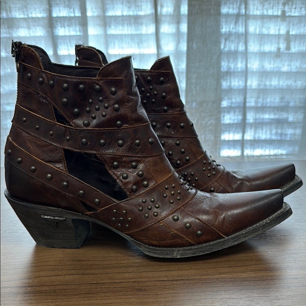 LANE Studs & Straps Boots